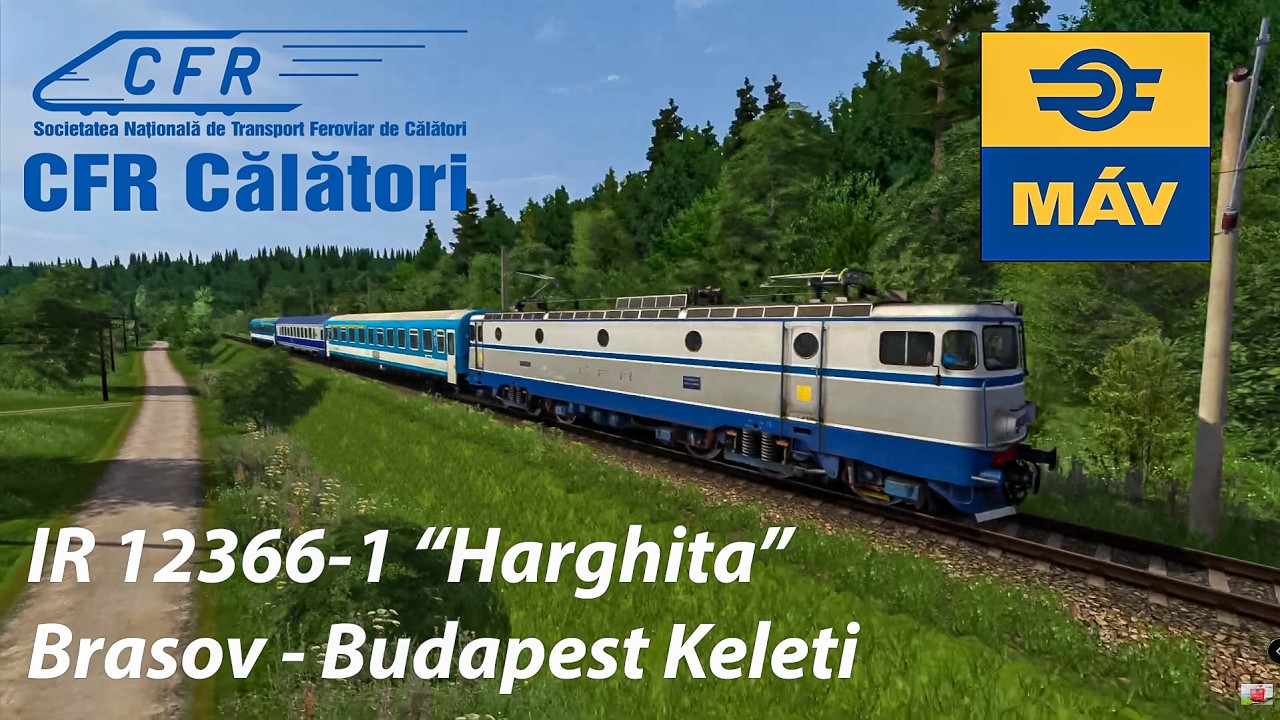 IR 12366-1 Brasov - Budapest Keleti sectia Gheorgheni - Toplita | Train Simulator Classic
