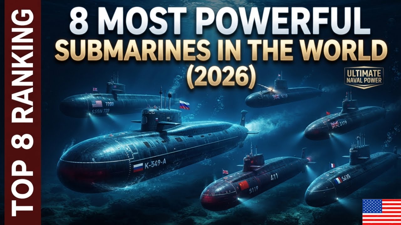 👉 8 Most Powerful Submarines in the World (2026) | Ultimate Underwater Weapons