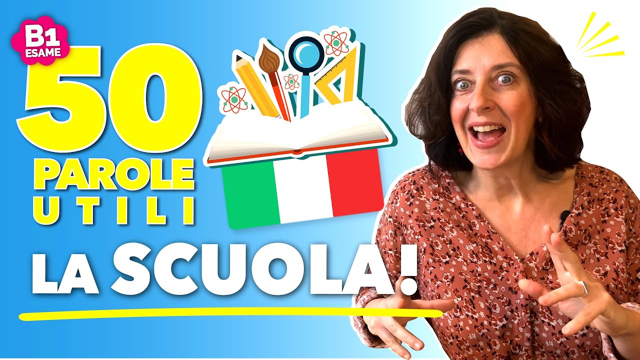 Vocabolario Italiano per il Tema SCUOLA: Rapido, veloce e Utile 🇮🇹
