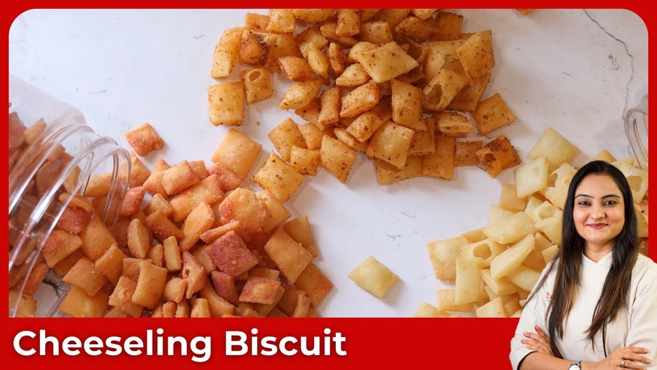 How to make Cheeseling Buiscuit with 2 flavours| peri peri & tomato flavour cheeseling snacks