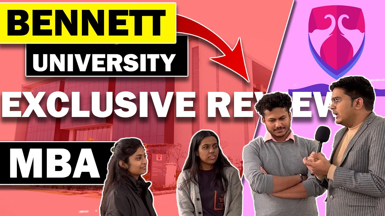 Bennett University MBA Student Review | Placement | Admission Process | Campus Tour | Fajle Wahidi