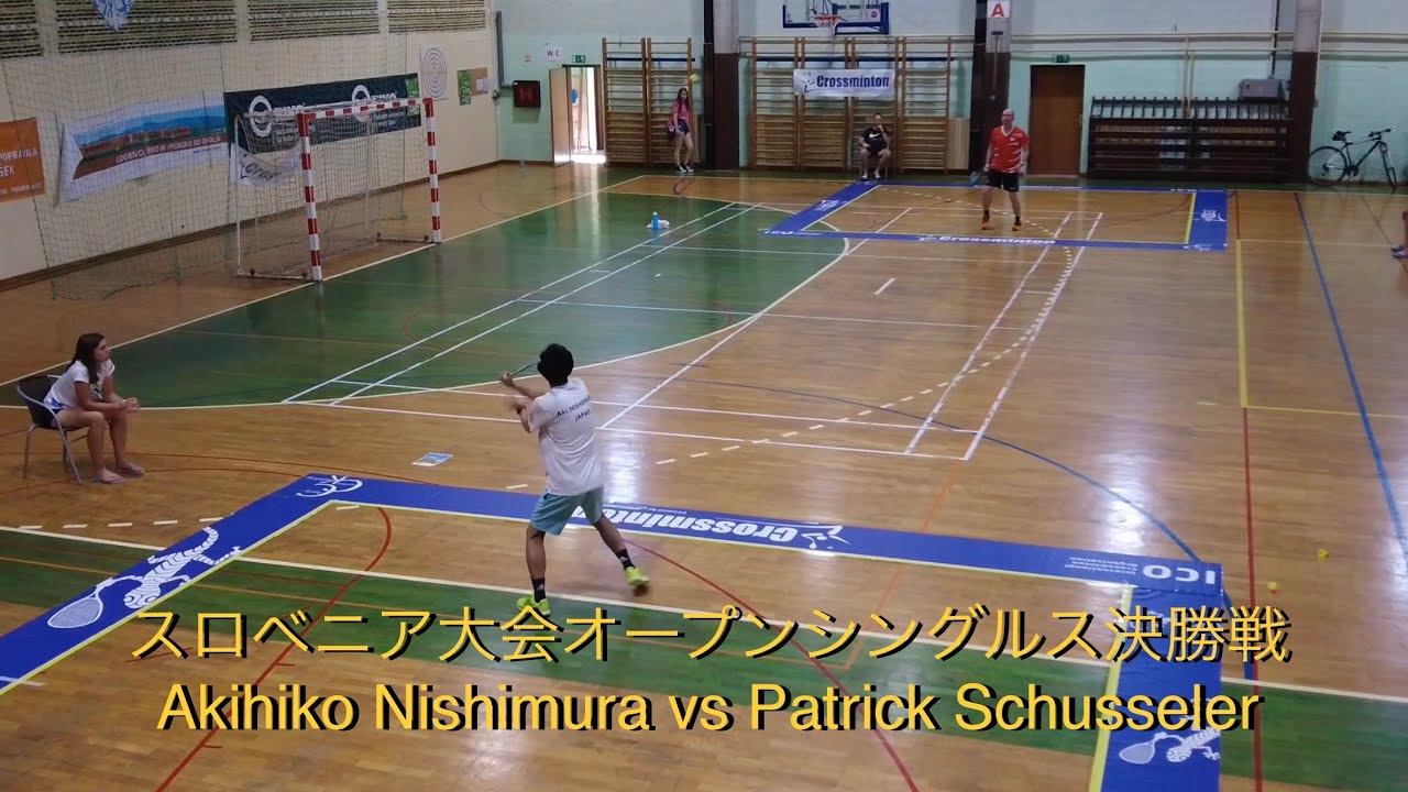 【Crossminton】F | Akihiko Nishimura vs Patrick Schusseler | Slovenian FUN Open