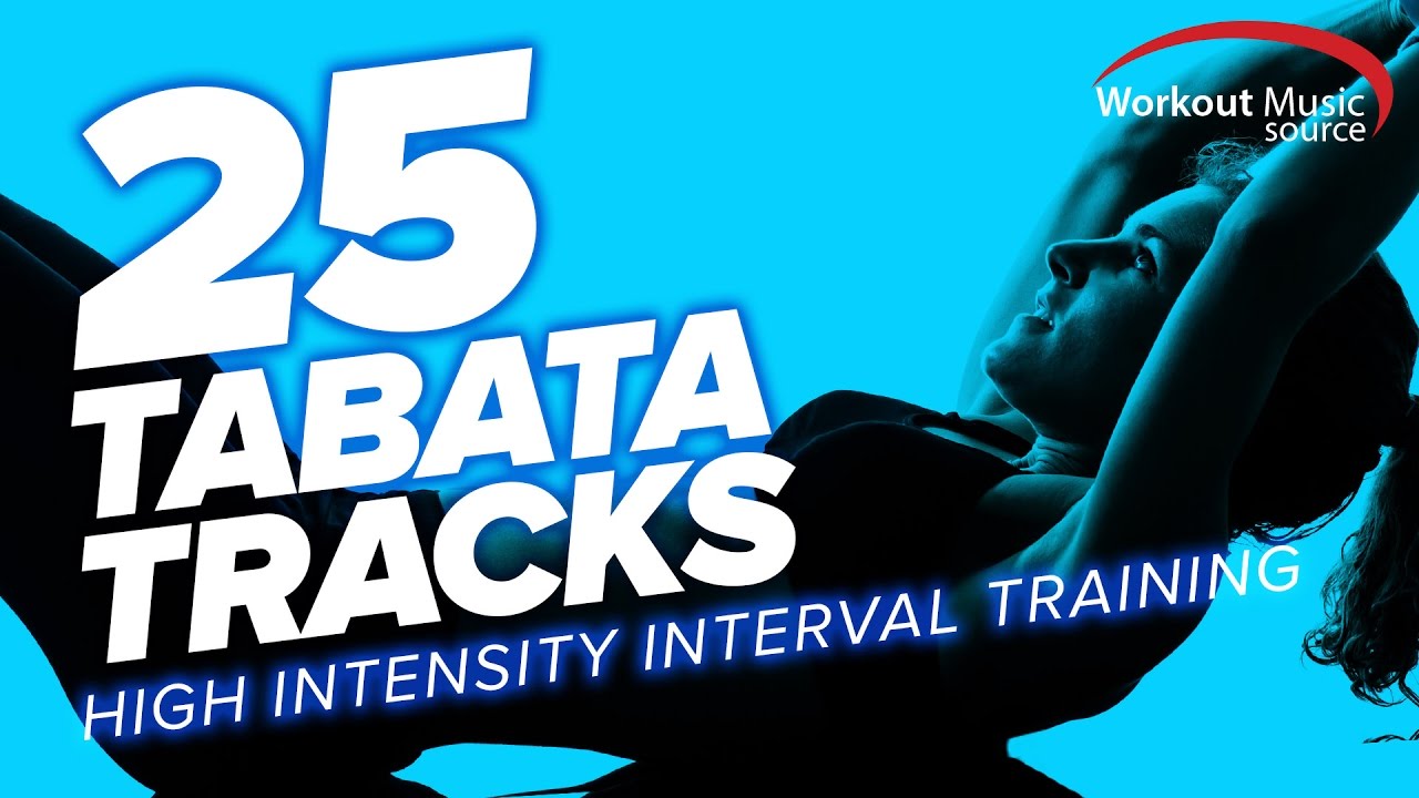 Workout Music Source // 25 TABATA Tracks // HIIT Training with Vocal Cues (128-155 BPM)