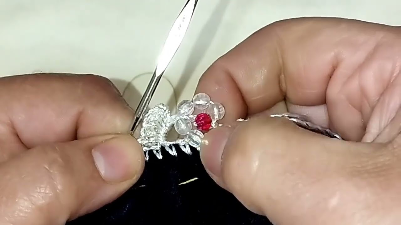 موتيف كروشي بالازهار كريستال crochet 🧶🧶🧶🧶 malak