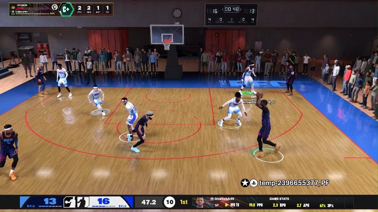 NBA 2K26: 4 PTS 7 REB 2 AST 1 BLK