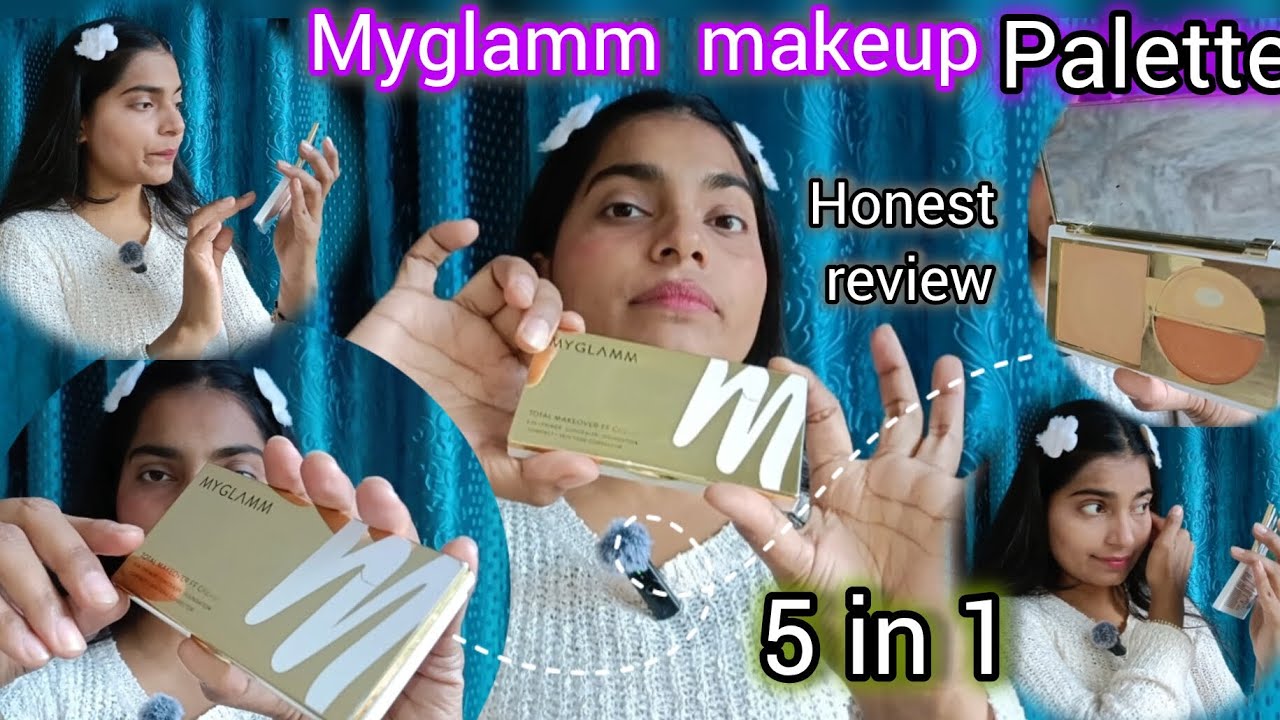  MyGlamm Glam Palette Review|| 5 in 1 Makeup Palette 😍 Full Honest Review✨Worth It or Not#dishayadav
