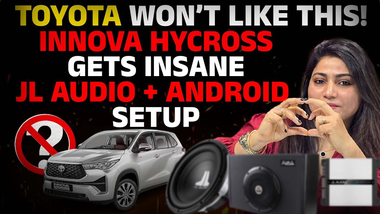 Toyota Hycross Audio Upgrade | Premium Sound System | Hycross Car Modification