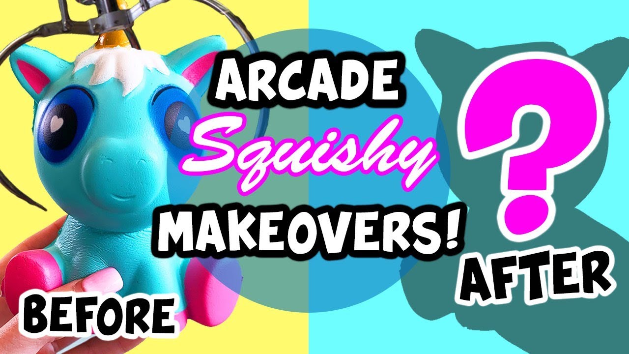 ARCADE SQUISHY MAKEOVERS!!! Fixing my Squishies!