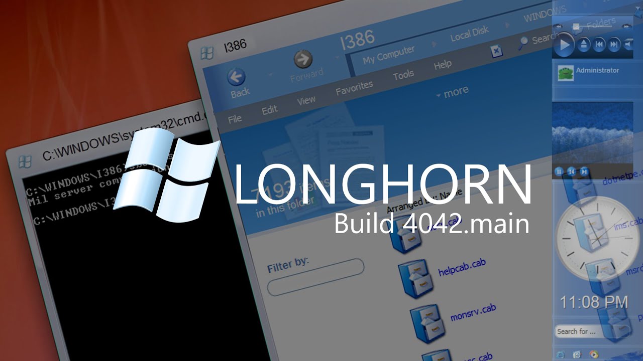 Windows Longhorn M6 Build 4042.main