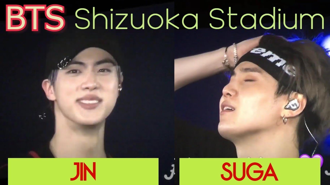 【ENG SUB】20190714 JIN/SUGA comment shizuoka  concert day2