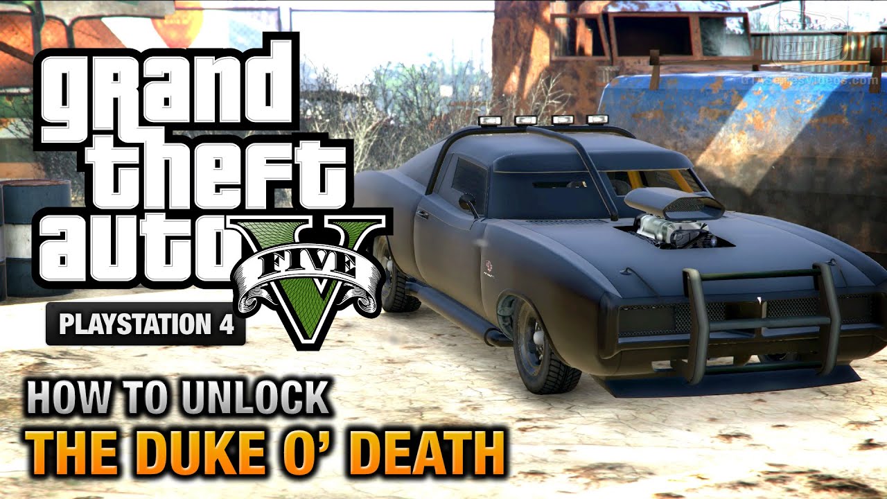 GTA 5 - How to unlock the Duke O' Death [PS4 & Xbox One]