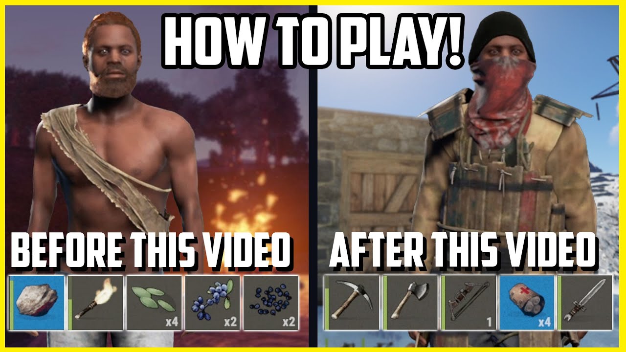 How To Play Rust - Beginner's Guide To Rust For New & Solo Players (What Is Rust?)