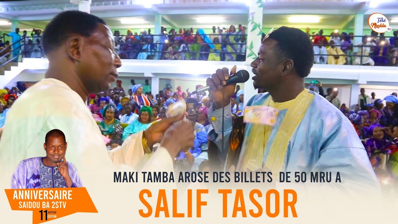 Salif Tasor sur scène anniversaire Saidou Ba Mauritanie Nouakchott La case