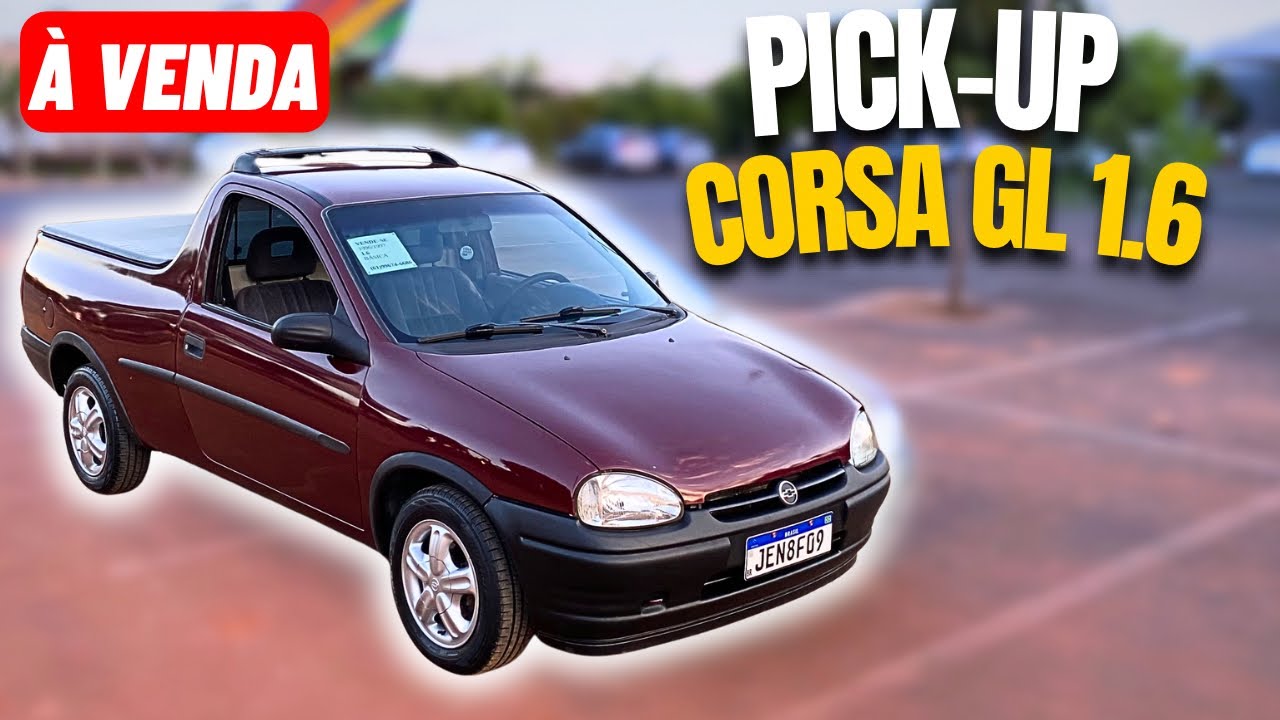 Picape Corsa GL 1.6 1996 à Venda — Raridade em Ótimo Estado!