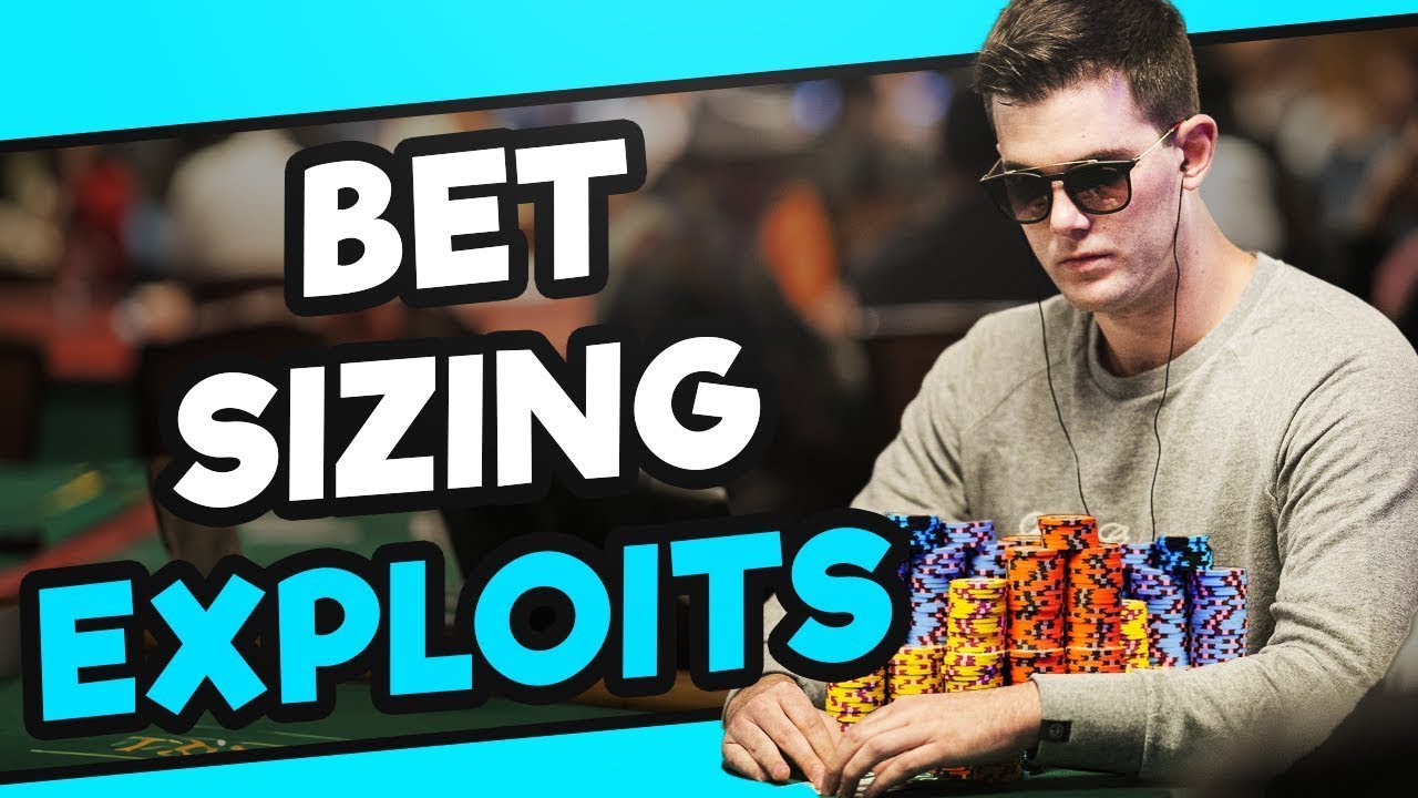 How to EXPLOIT With Bet Sizing!