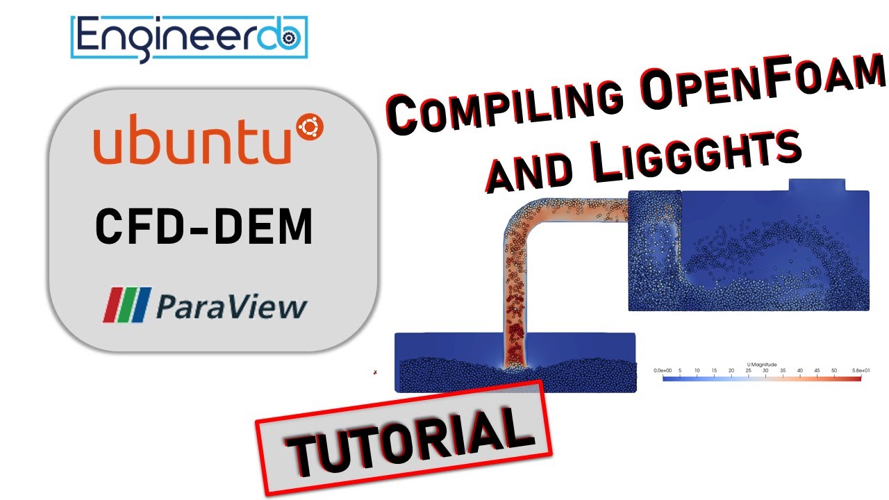 Installation Of OpenFoam and Liggghts with the CFD-DEM coupling