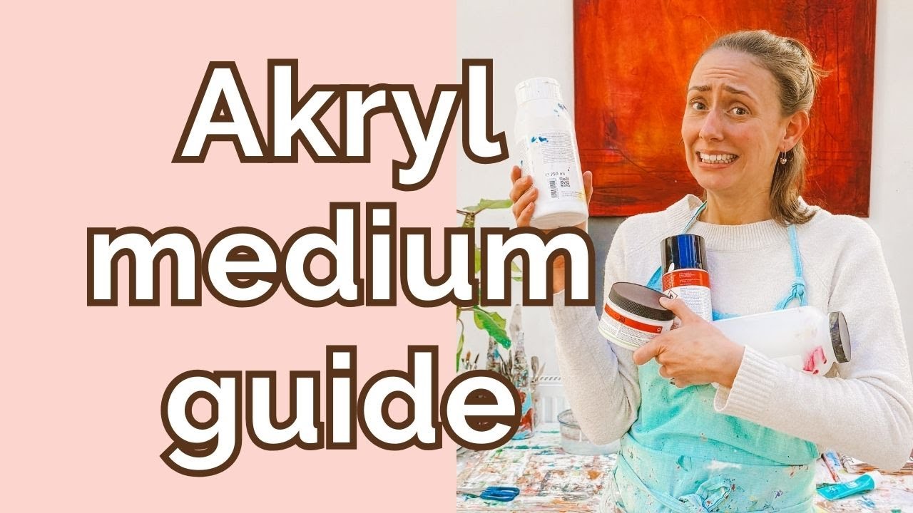 Akryl medium guide. Det här förändrar allt! Måla akryl för nybörjare