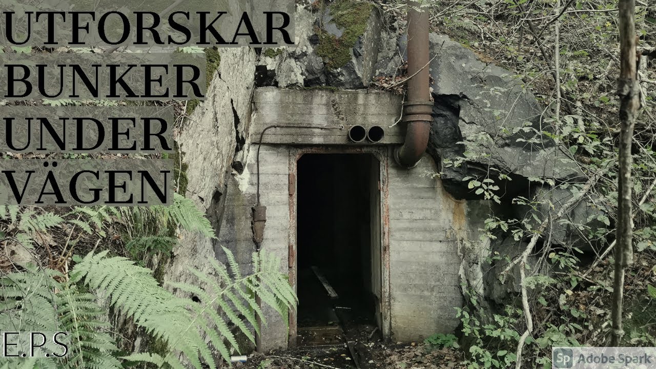 UTFORSKAR ÖVERGIVNA STORA BUNKERN UNDER VÄGEN | GRÄNGESBERG