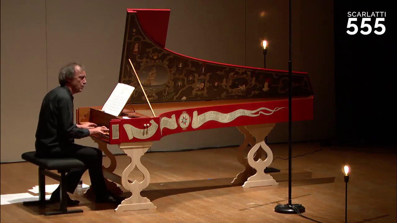 Scarlatti : Sonate en La Majeur K 323 L 95 (Allegro) par Lars Ulrik Mortensen - #Scarlatti555