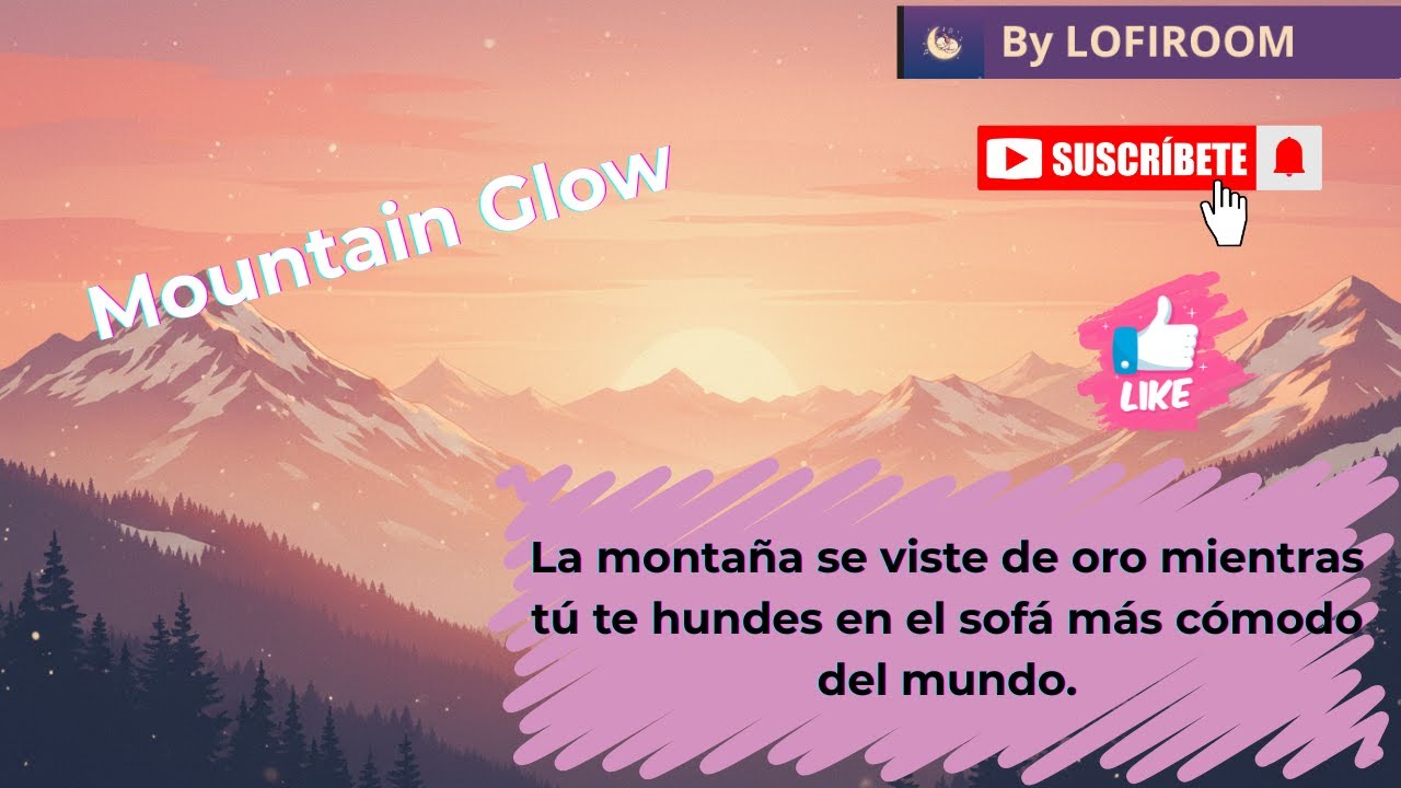 Mountain Glow ⛰️✨ | Lofi Beats Golden Hour | Música Après-Ski al Atardecer Dorado ❄️