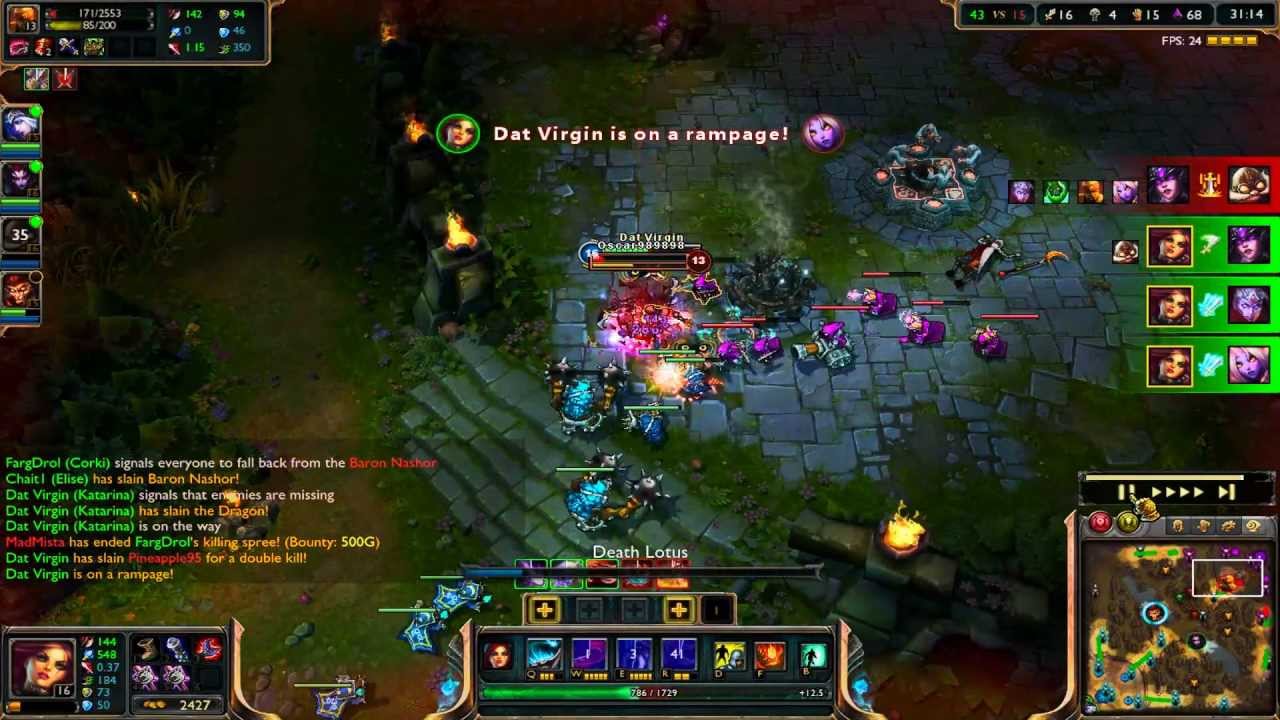 Unofficial Penta? - League of Legends with SuperMoaLex - Katarina