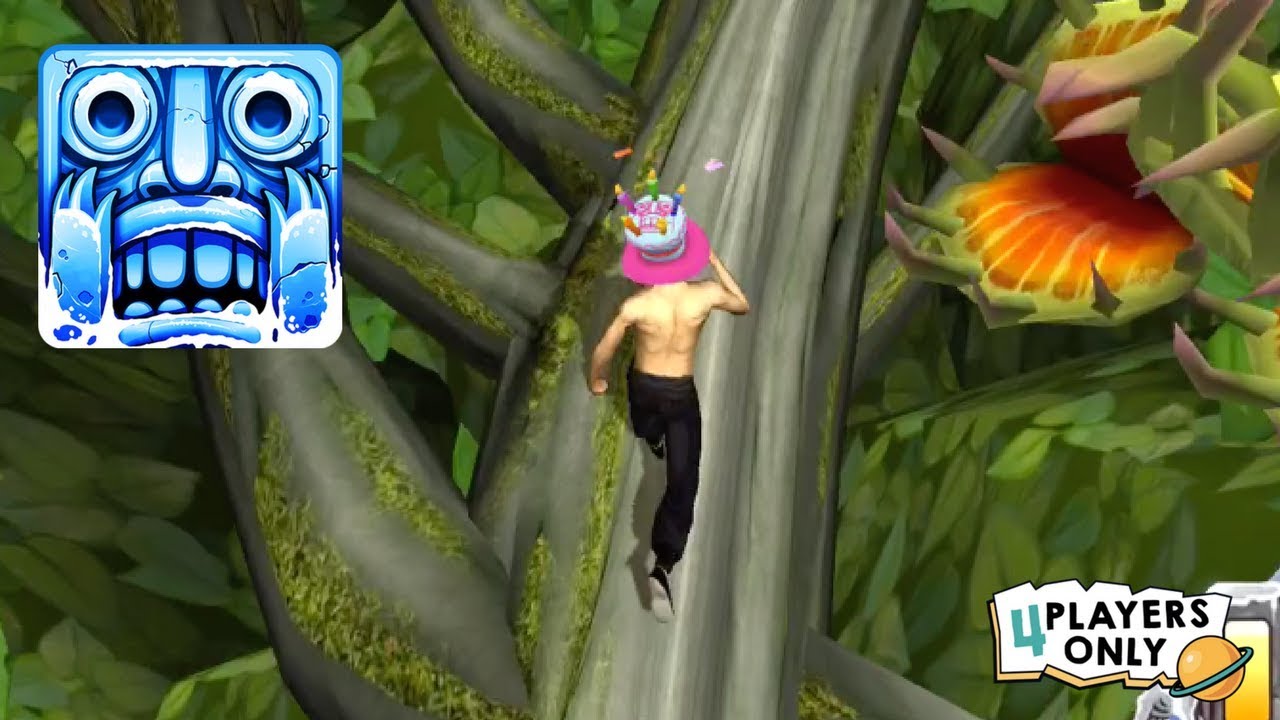 Temple Run 2 | BRUCE LEE w/ The BIRTHDAY CAKE HAT - Lost Jungle Quest By Imangi Studios