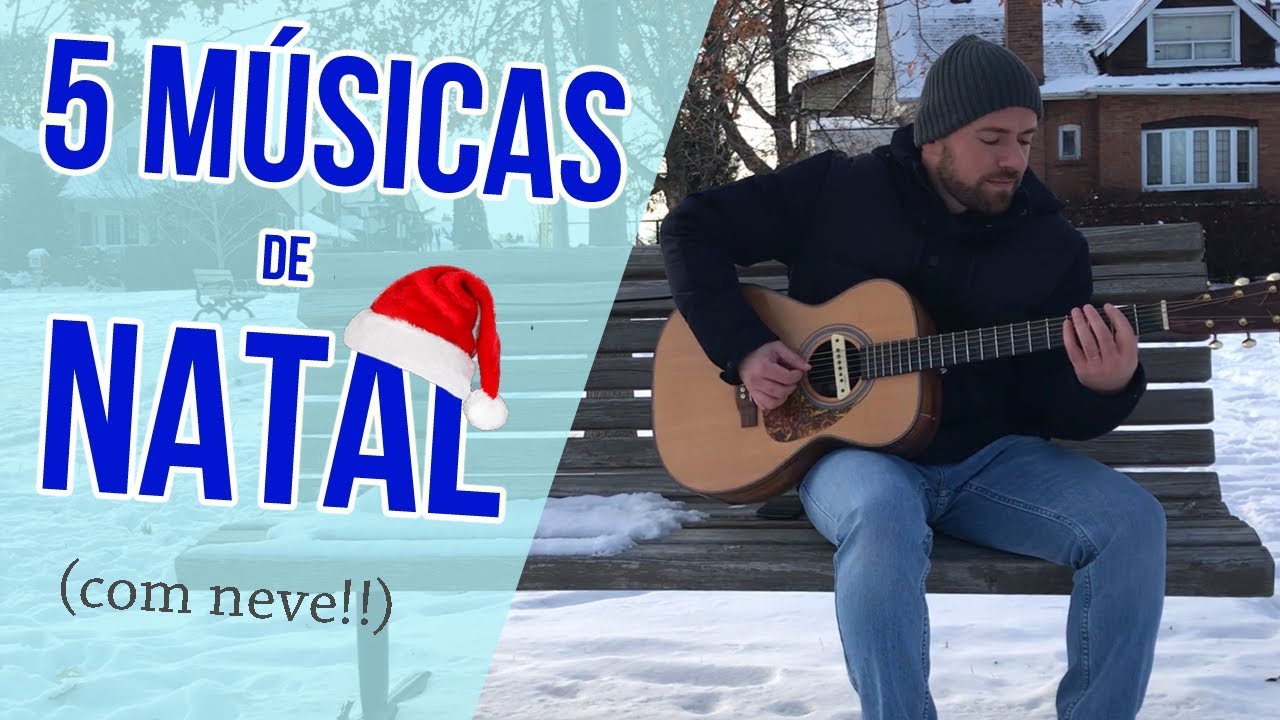 5 músicas de Natal em FINGERSTYLE (Violão Solo)