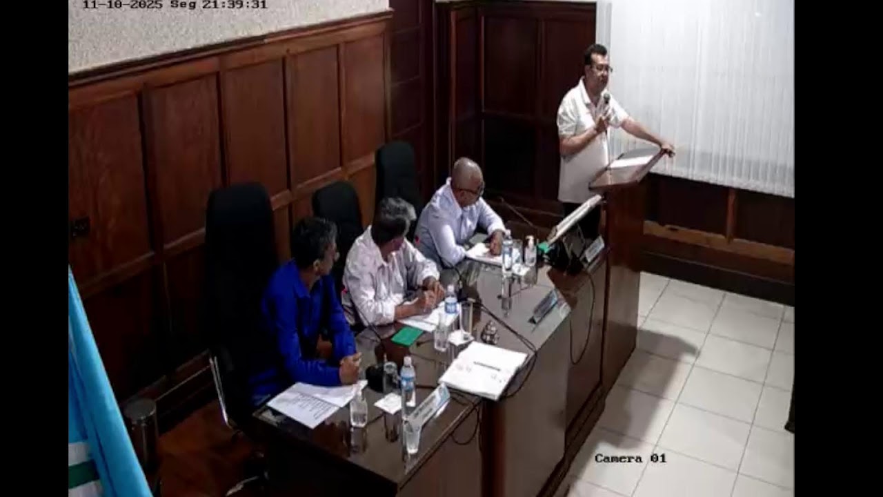 Sessão Ordinária de 10/11/2025 da Câmara Municipal de Tupi Paulista