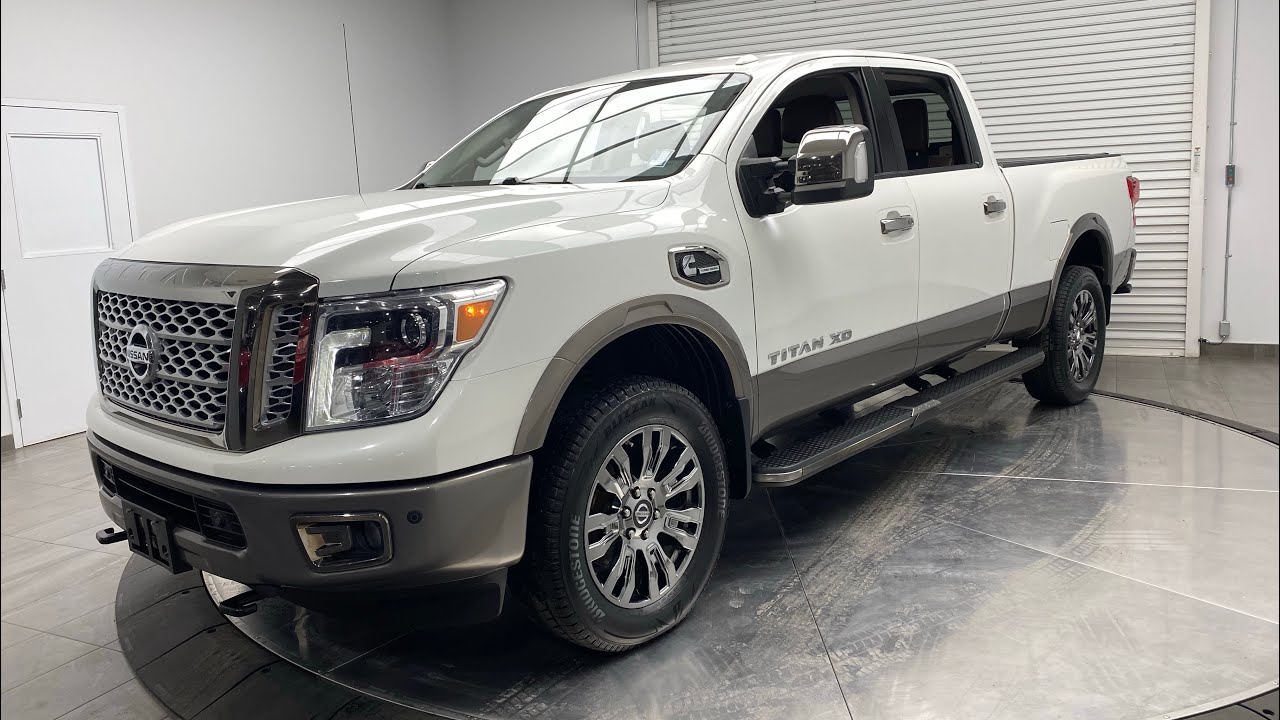 Final Year (2019) Nissan Titan Cummins Turbo Diesel Platinum Reserve!