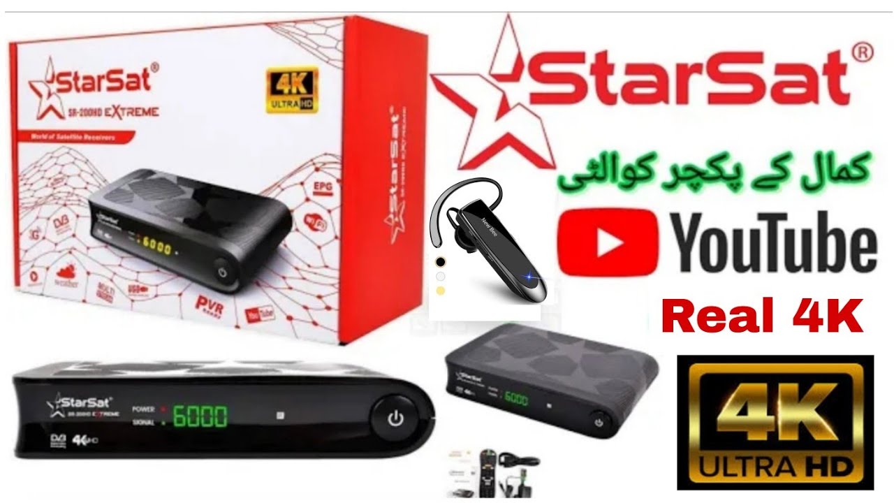 StarSat SR 200 HD Extreme Real 4K UHD receiver Unboxing