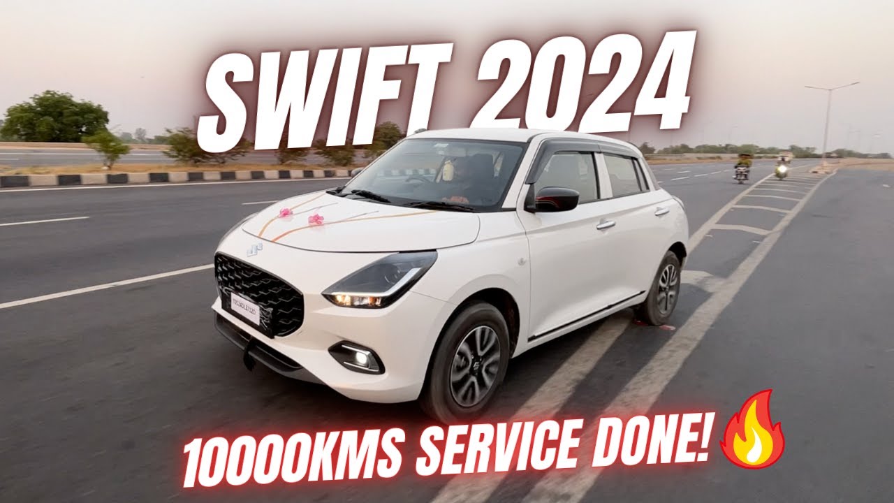 New Maruti Suzuki Swift 2024 10000kms Service Cost🔥 | Swift 10000km Service Done!