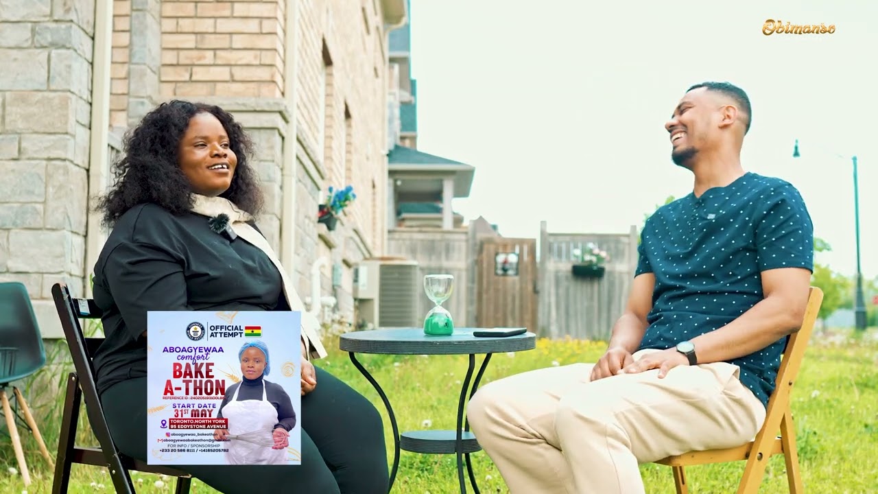 ABOAGYEWAA (BAKE-A-THON) speaks on challenges as a nutritionist in Canada and Ghana #ghana #actor