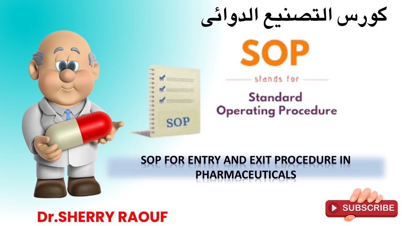 sop in pharmaceutical industry - pharmaceutical quality assurance and quality control