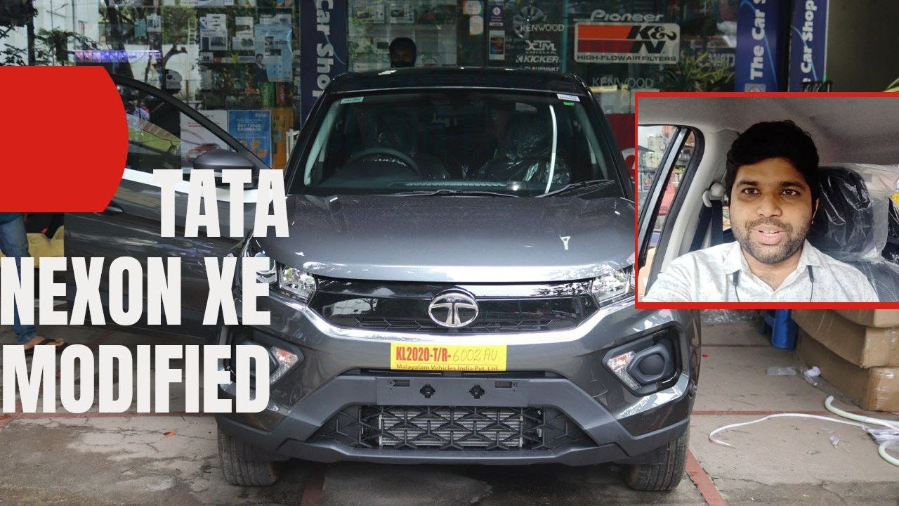 2020 BS6 Tata Nexon XE (Base Variant) Additional fittings done in Kochi Kerala