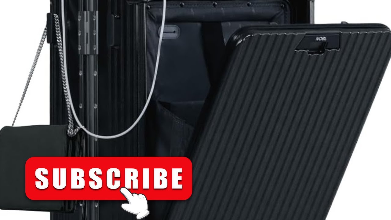 🧳 NOBL Zipperless Aluminum Hard Shell Suitcase – The Future of Travel!