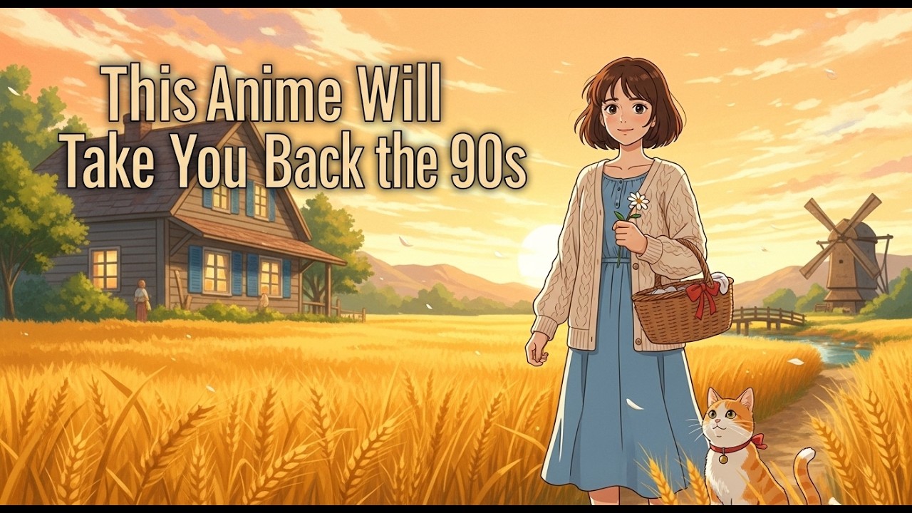 This Anime Will Take You Back to the 90s  Cozy Slow Living in Golden Fields #anime #nostalgia