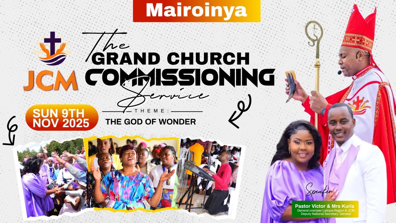 JCM MAIROINYA CHURCH COMMISSIONING BY PSTOR VICTOR KURIA
