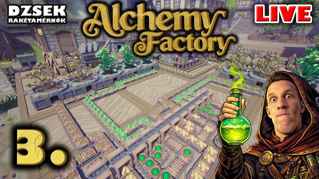 🔴 Alchemy Factory - 3. Rész - Automatizálunk ezerrel!