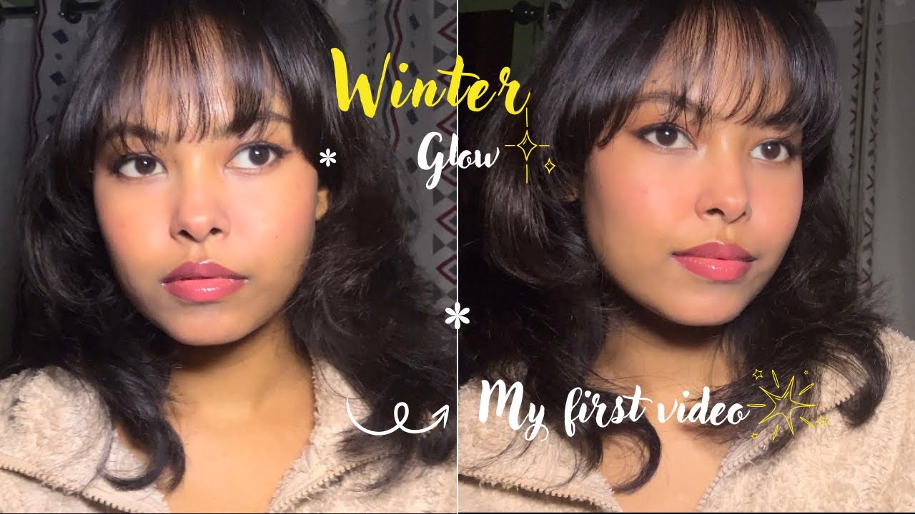Beginner Friendly Winter Glowy Makeup ✨ #youtube 