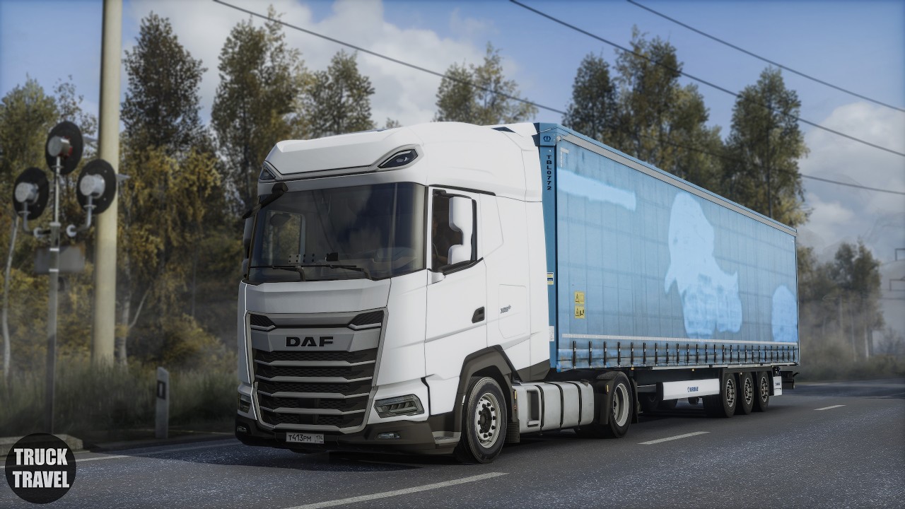 Realistic Driving DAF XG 2025 SibirMap Euro Truck Simulator 2 POV Drive 4K 1.57+Wheel Cam + Reshade