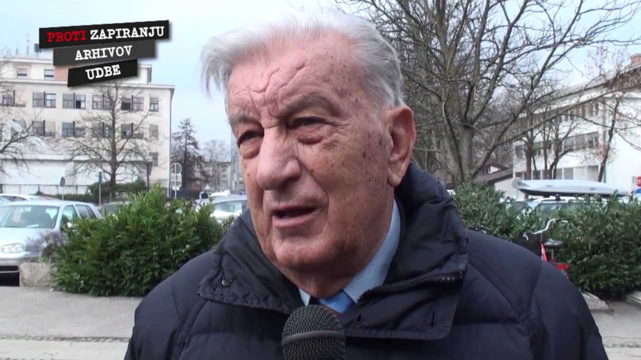 Anton Drobnič PROTI zapiranju arhivov UDBE
