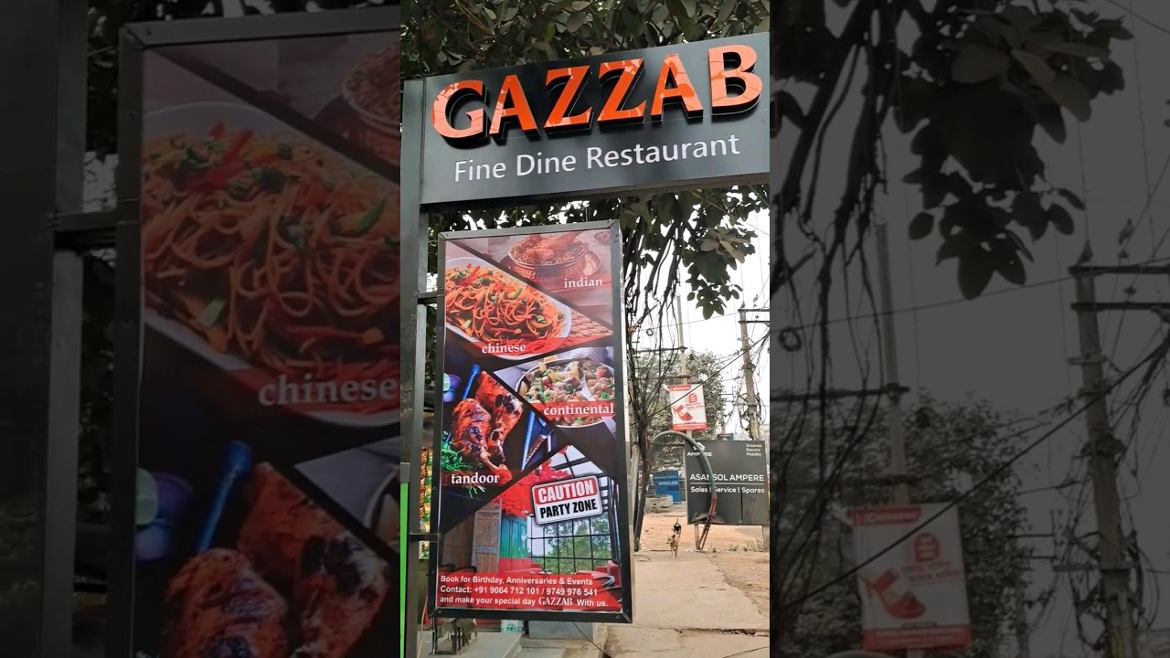 Gazzab restaurant in asansol..❤️✨️ #gazzabrestaurant #minivlog #shorts