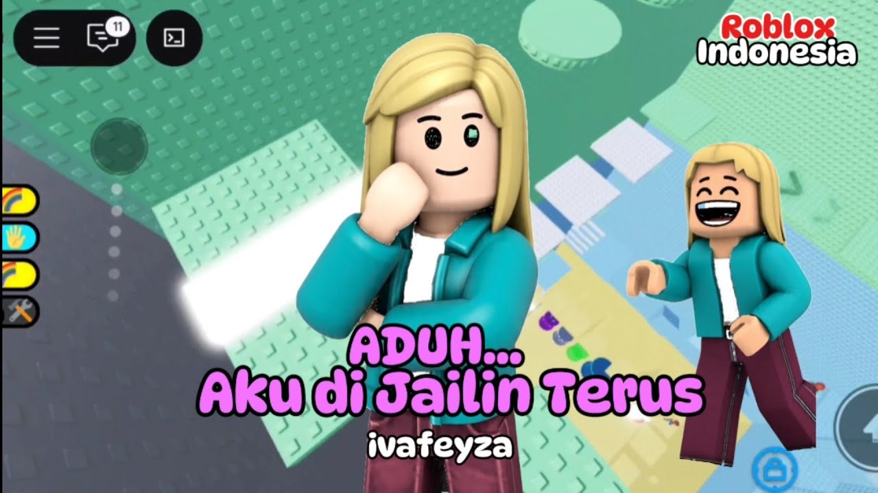 Roblox SLAP TOWER bareng Ivafeyza (Kayak Lenlen Akudav, Rozz atau Atun Momon ?) | Roblox Indonesia