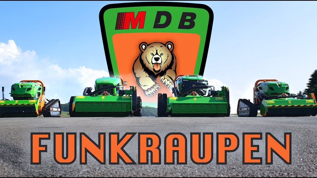 Au&szlig;ergew&ouml;hnlich leistungsstarke funkgesteuerte Raupen von MDB