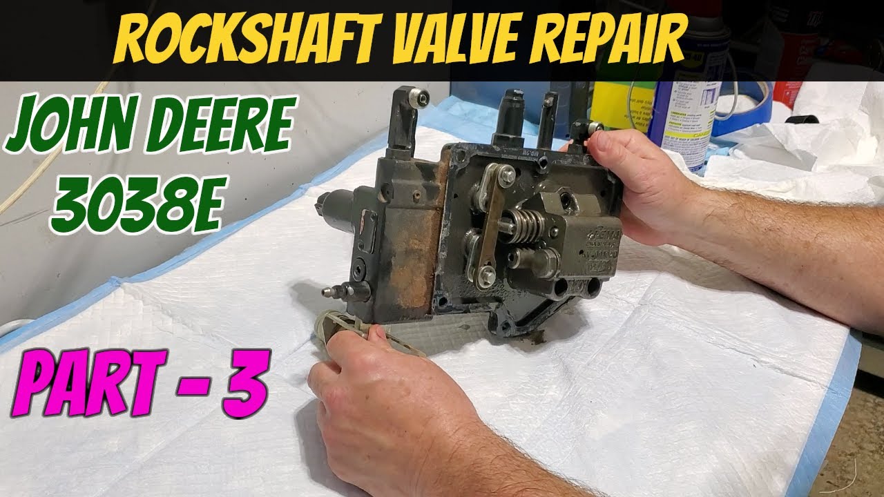 John Deere 3038e - Rockshaft Valve Disassembly, Three Point Hitch - Part 3