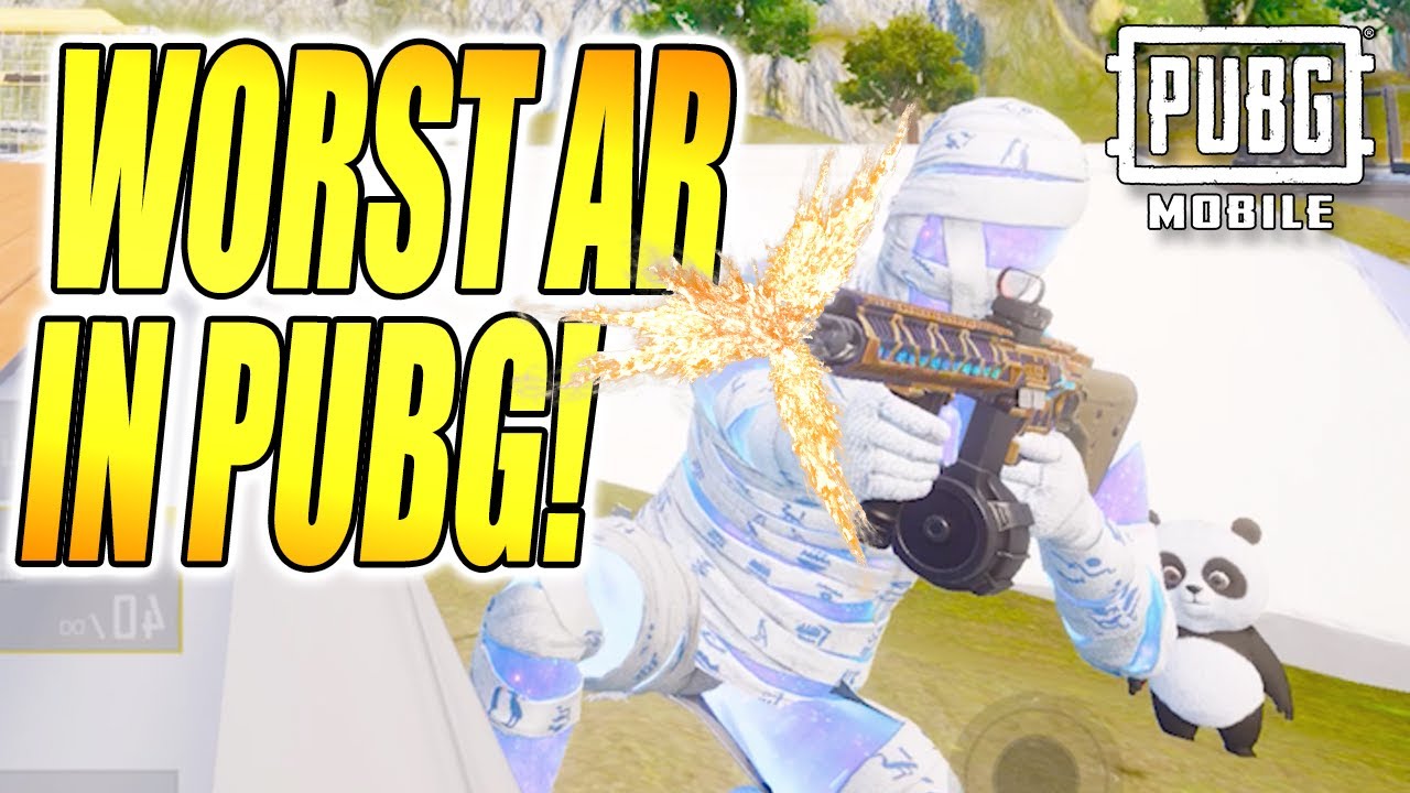 WHATS THE WORST AR IN PUBG MOBILE? WEAPONS OF PUBG MOBILE AR'S