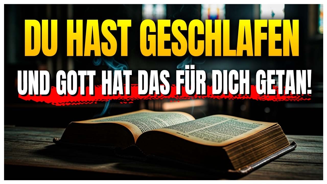 KIND Gottes, öffne deine Augen! Dein Wunder ist gekommen, während du geschlafen hast