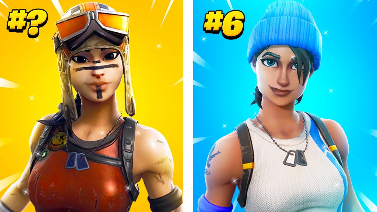 Les 24 SKINS Les Plus RARES sur Fortnite en 2022