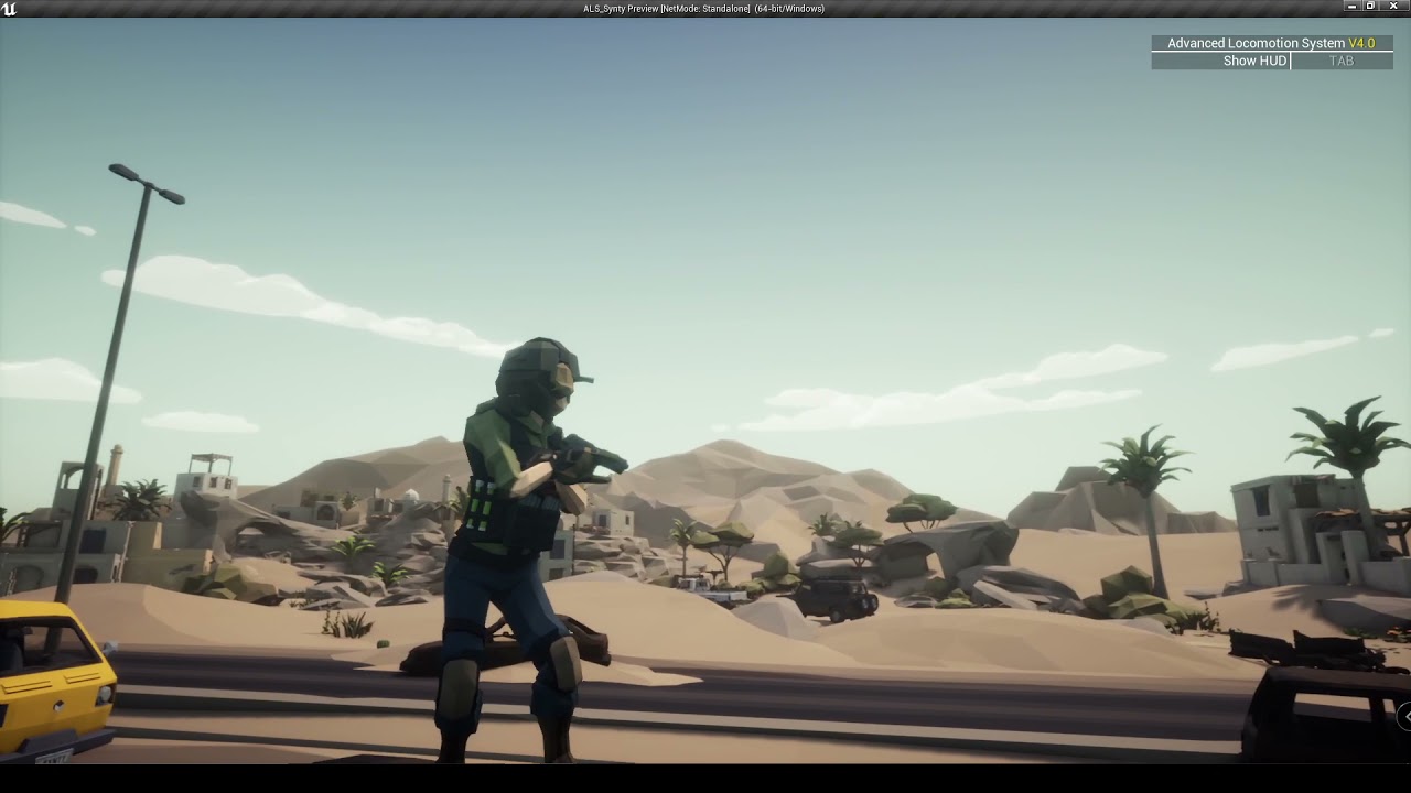 Advanced Locomotion System With Synty Character