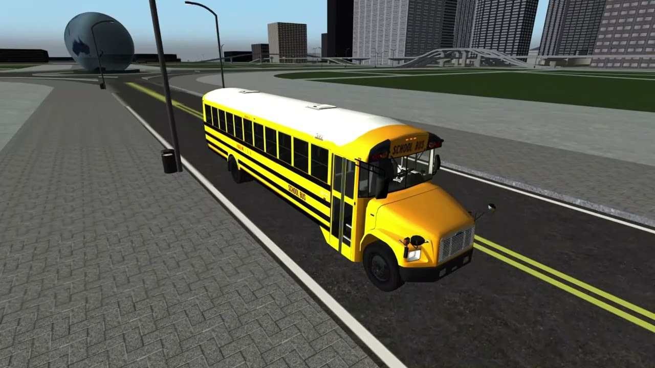 Review 2003 Thomas Built Buses Freightliner FS-65 (Rigs f Rods)